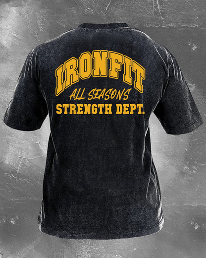 IRONFIT ALL SEASONS WASHED T - SHIRT - Ironfit