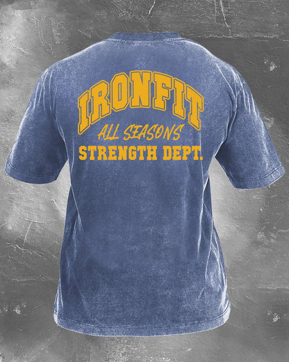 IRONFIT ALL SEASONS WASHED T - SHIRT - Ironfit