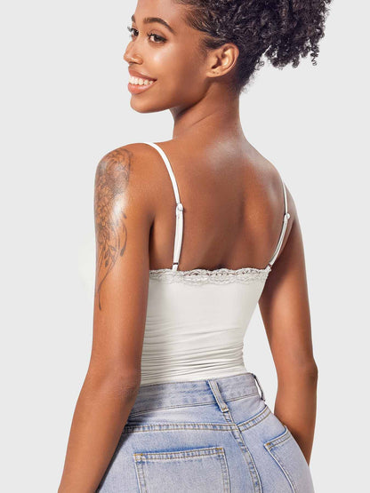 Ironfit Annabely Square Neck Lace Tank - Ironfit