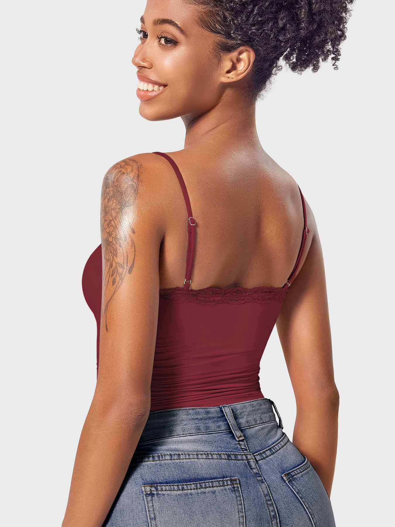 Ironfit Annabely Square Neck Lace Tank - Ironfit
