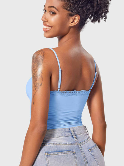 Ironfit Annabely Square Neck Lace Tank - Ironfit