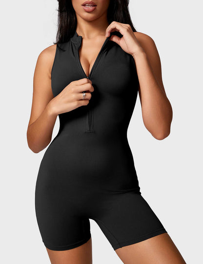 Ironfit Belle Ärmelloser Jumpsuit mit Reißverschluss - Ironfit