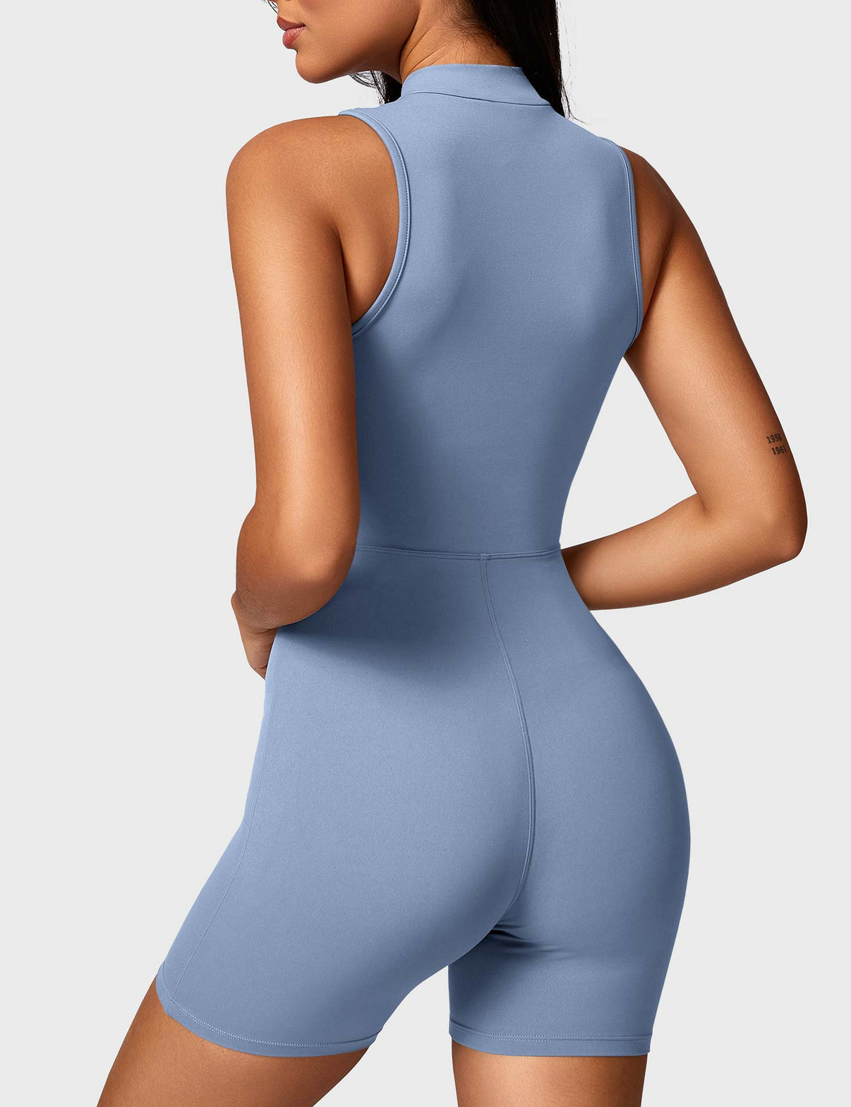Ironfit Belle Ärmelloser Jumpsuit mit Reißverschluss - Ironfit