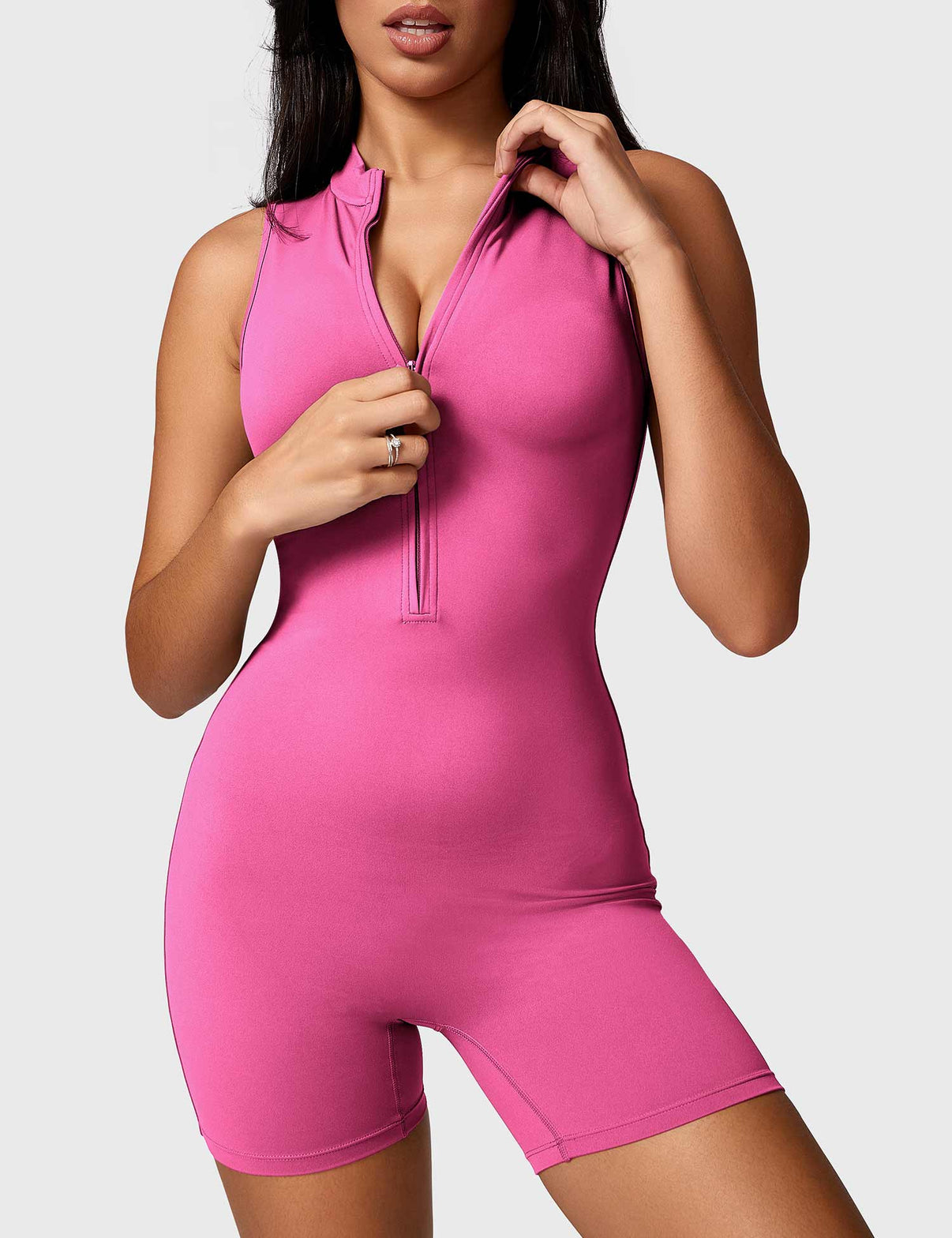 Ironfit Belle Ärmelloser Jumpsuit mit Reißverschluss - Ironfit