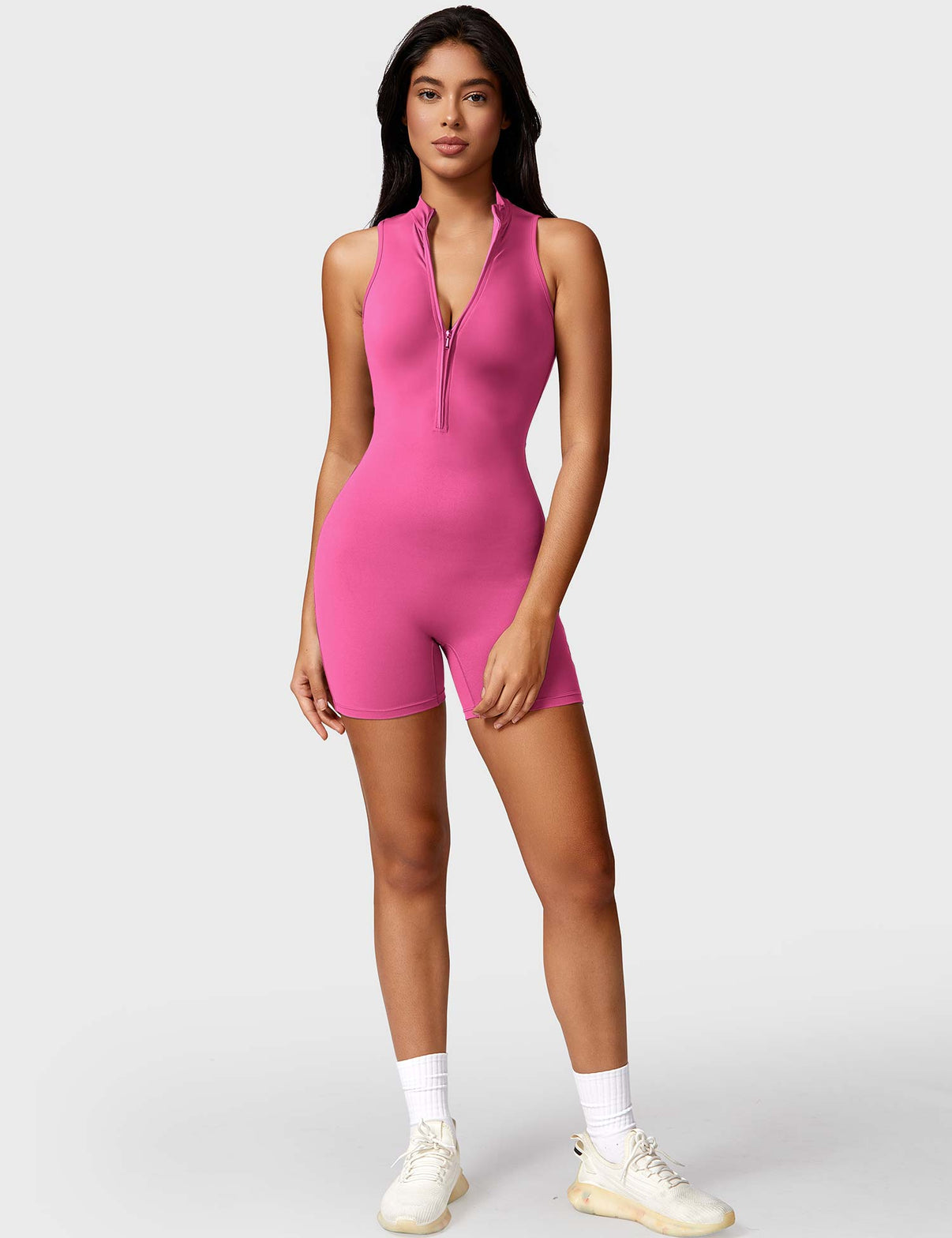Ironfit Belle Ärmelloser Jumpsuit mit Reißverschluss - Ironfit