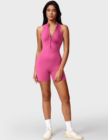 Ironfit Belle Ärmelloser Jumpsuit mit Reißverschluss - Ironfit