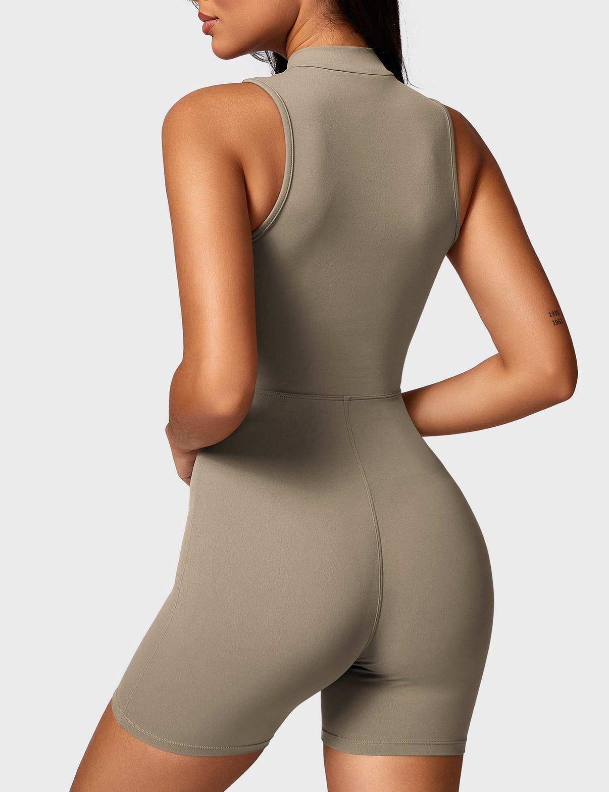 Ironfit Belle Ärmelloser Jumpsuit mit Reißverschluss - Ironfit