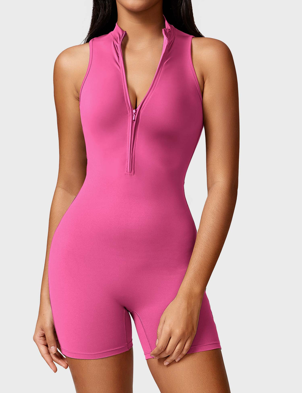Ironfit Belle Ärmelloser Jumpsuit mit Reißverschluss - Ironfit