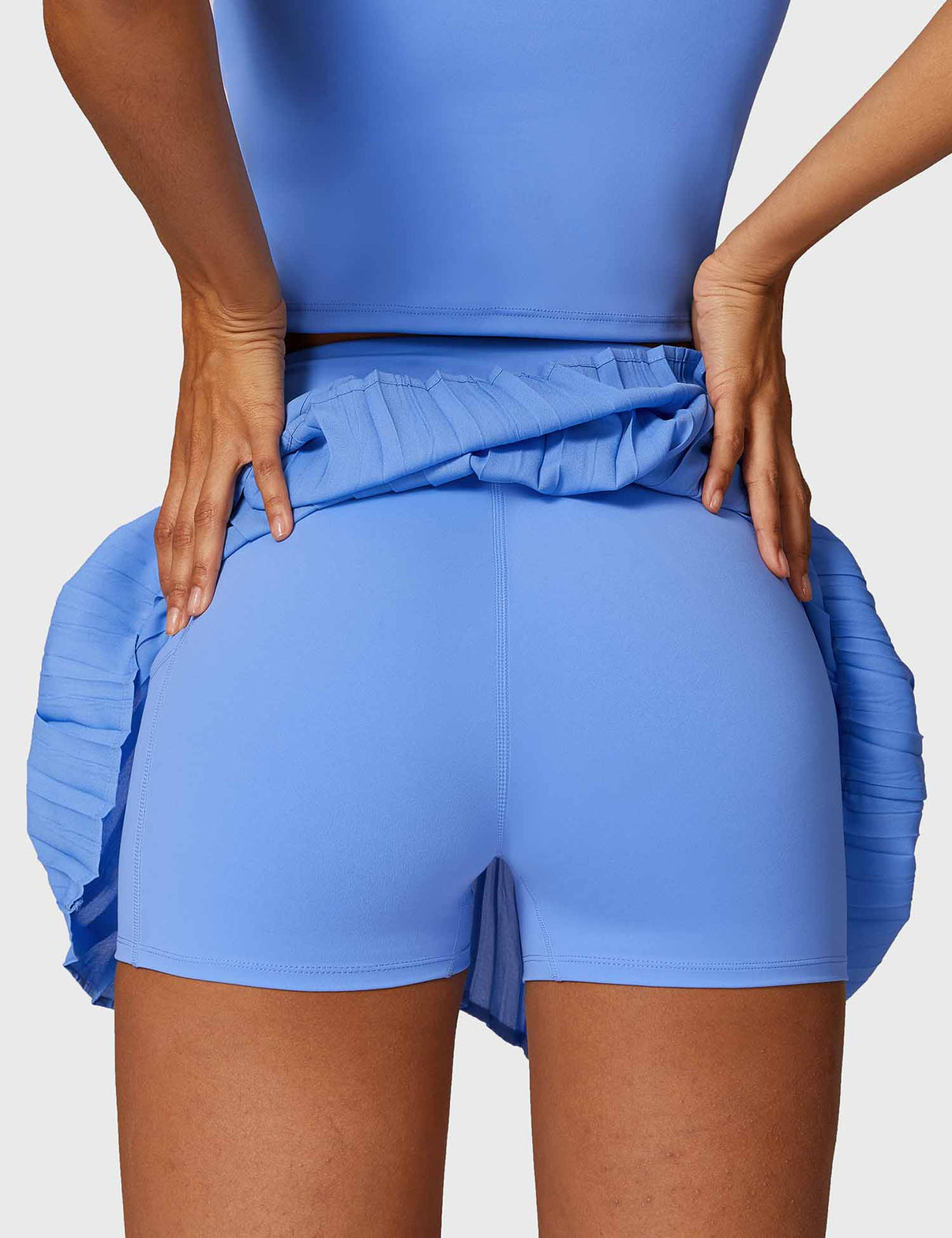 Ironfit Crop Top Tennis Skirt Set - Ironfit