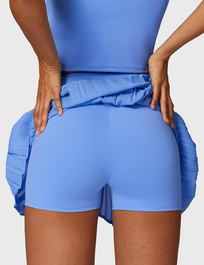 Ironfit Crop Top Tennis Skirt Set - Ironfit