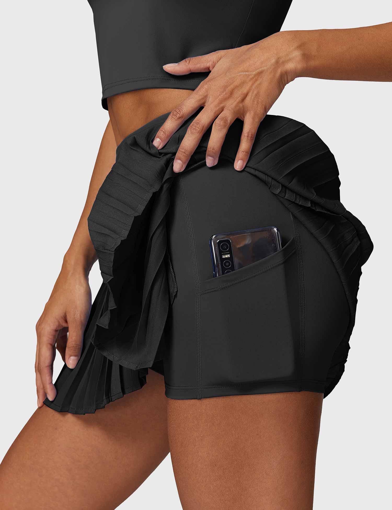 Ironfit Crop Top Tennis Skirt Set - Ironfit