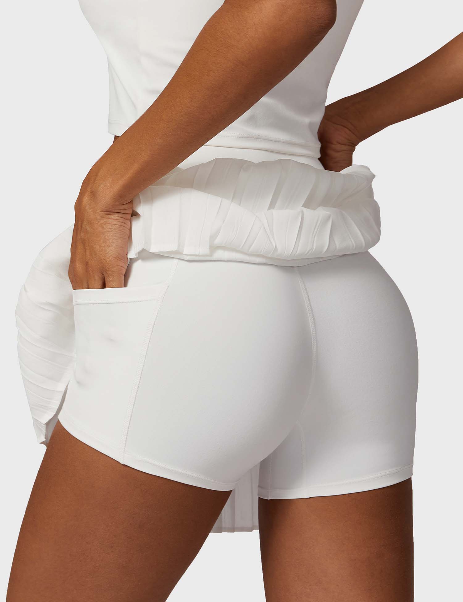 Ironfit Crop Top Tennis Skirt Set - Ironfit