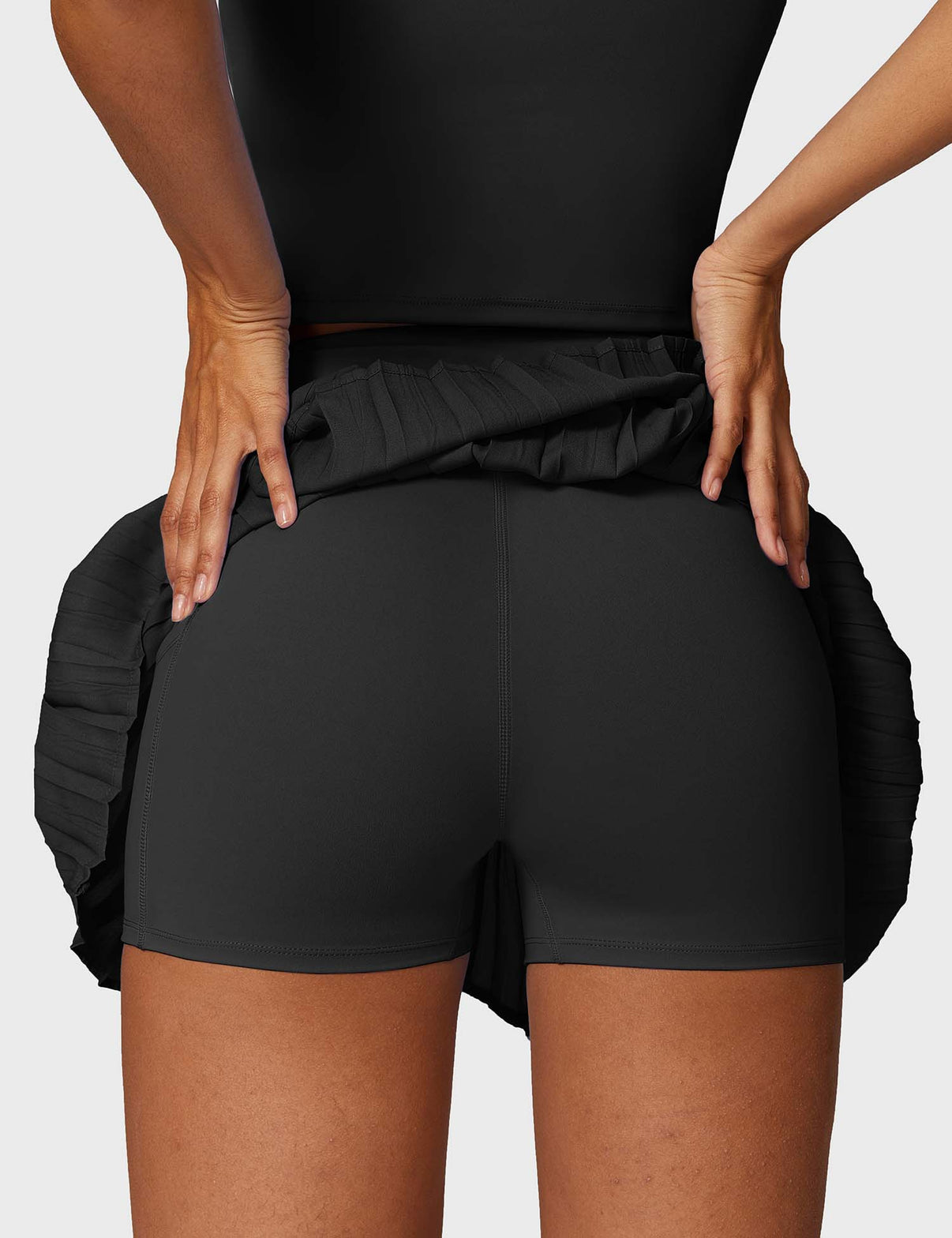 Ironfit Crop Top Tennis Skirt Set - Ironfit