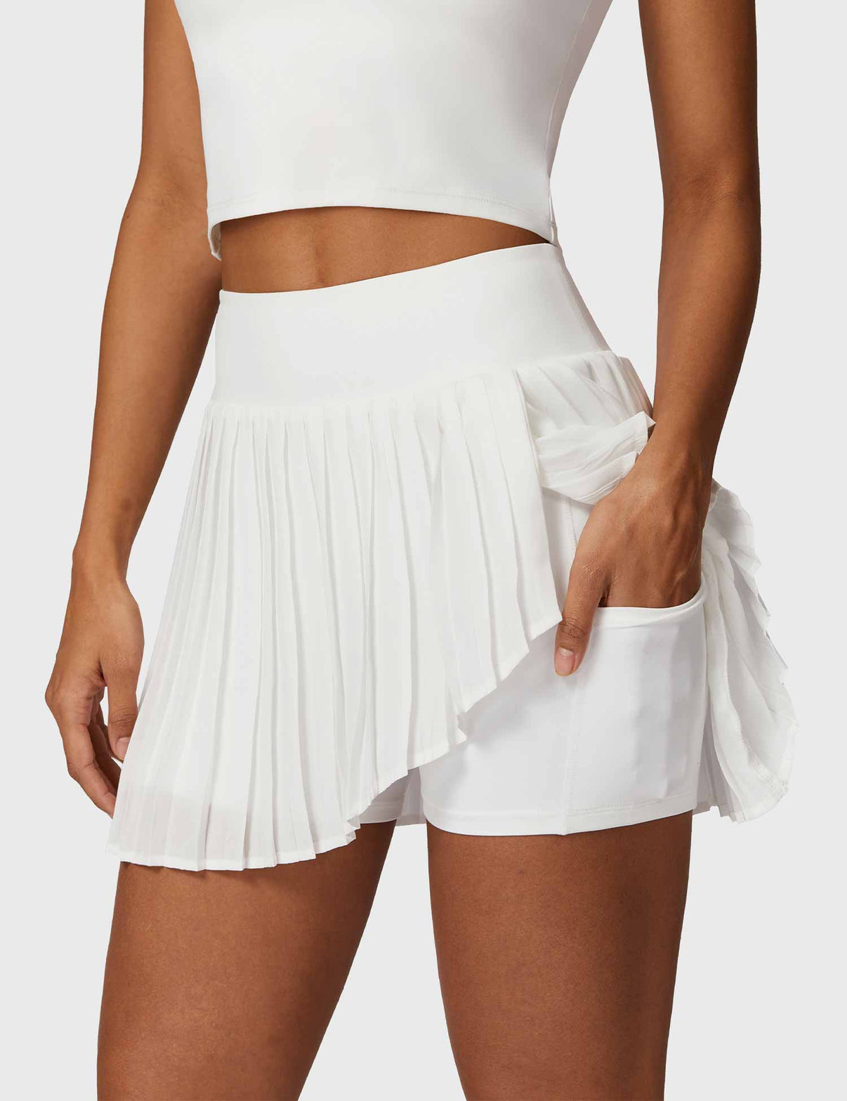 Ironfit Crop Top Tennis Skirt Set - Ironfit
