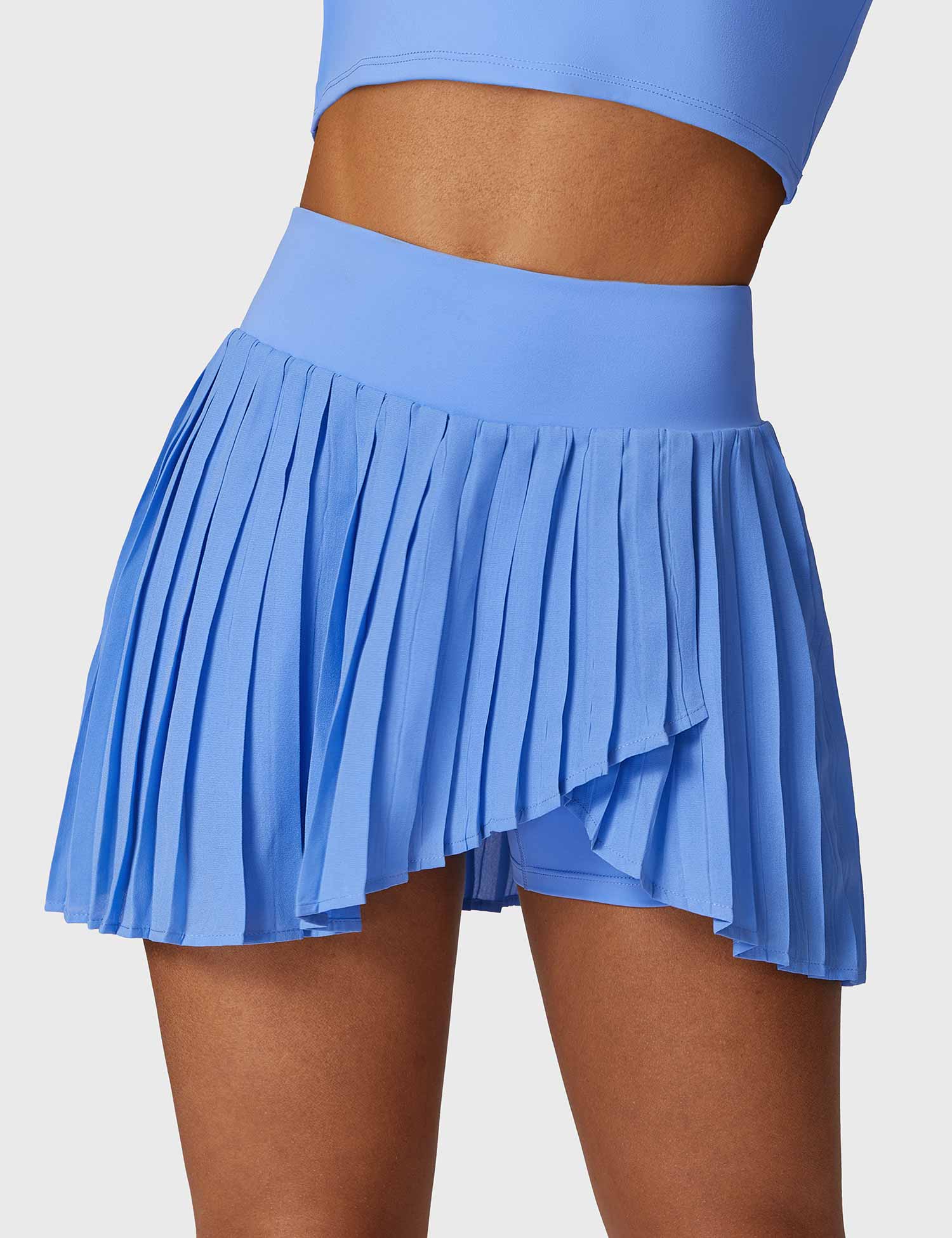 Ironfit Crop Top Tennis Skirt Set - Ironfit