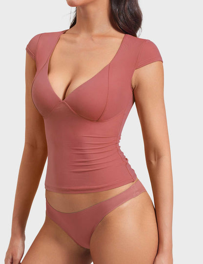 Ironfit Diva V Neck Top - Ironfit