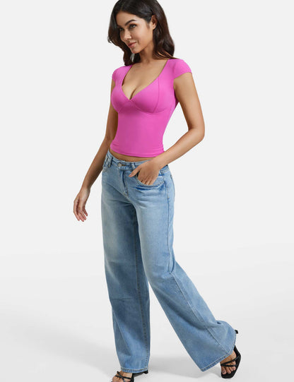 Ironfit Diva V Neck Top - Ironfit