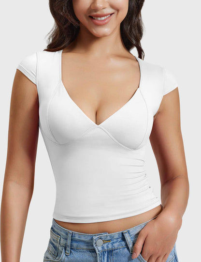 Ironfit Diva V Neck Top - Ironfit