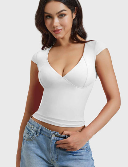 Ironfit Diva V Neck Top - Ironfit