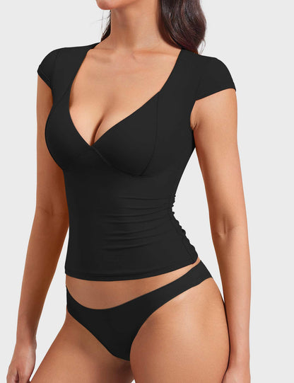 Ironfit Diva V Neck Top - Ironfit
