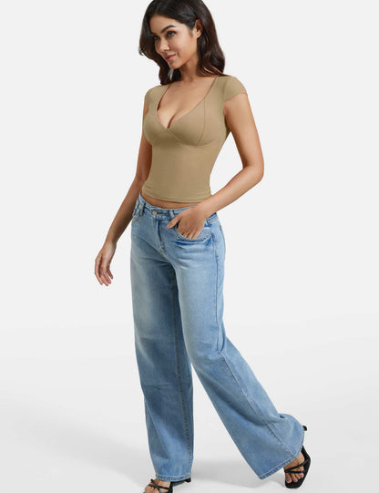 Ironfit Diva V Neck Top - Ironfit