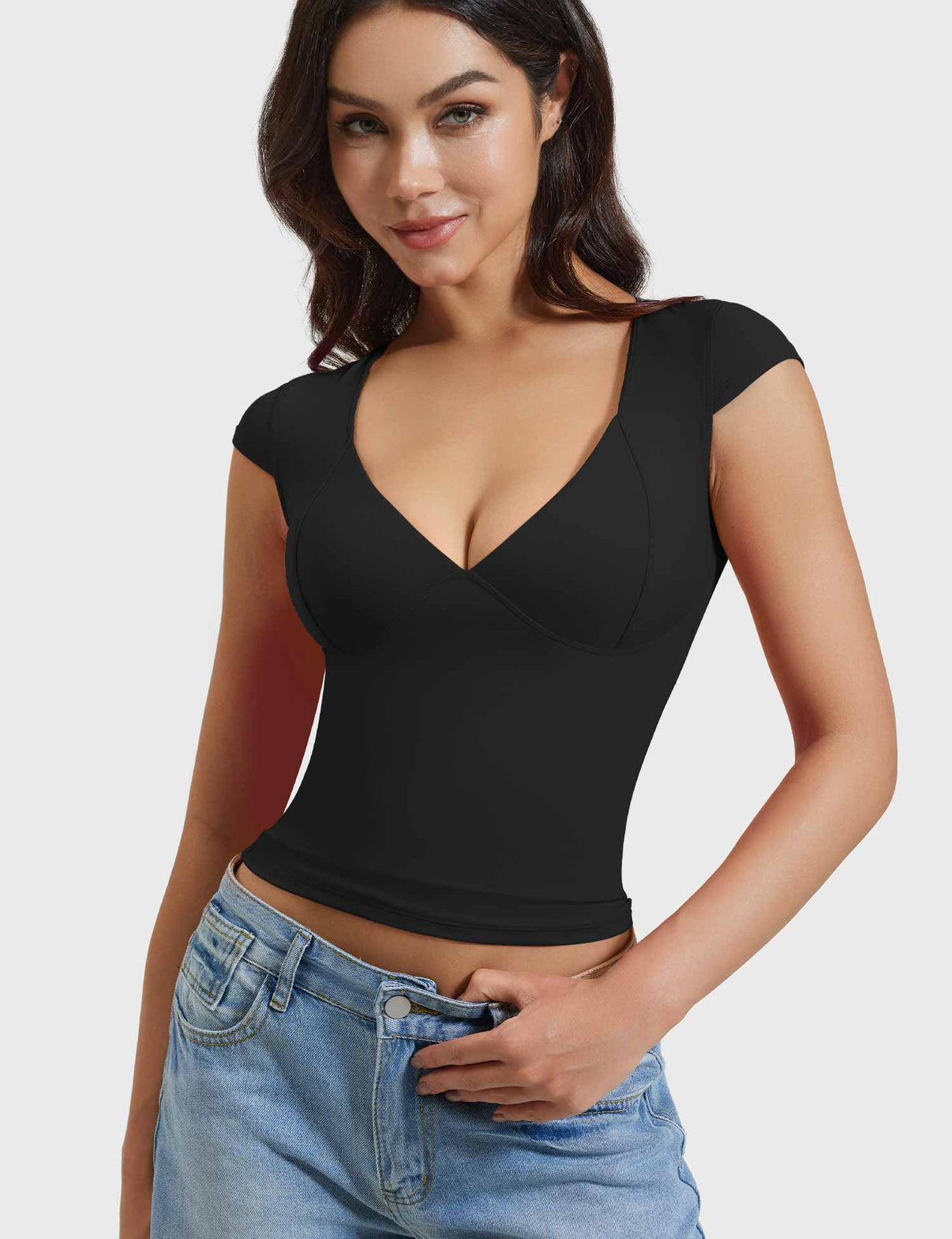 Ironfit Diva V Neck Top - Ironfit