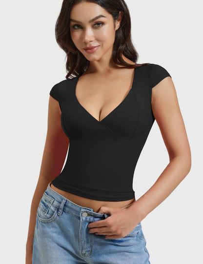 Ironfit Diva V Neck Top - Ironfit