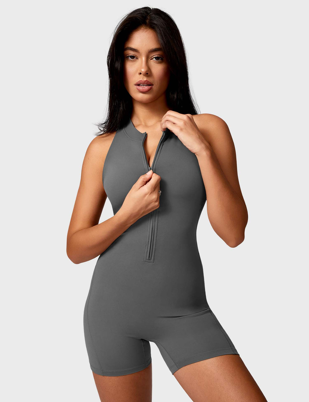Ironfit Emma Backless Zipper Jumpsuit - Ironfit