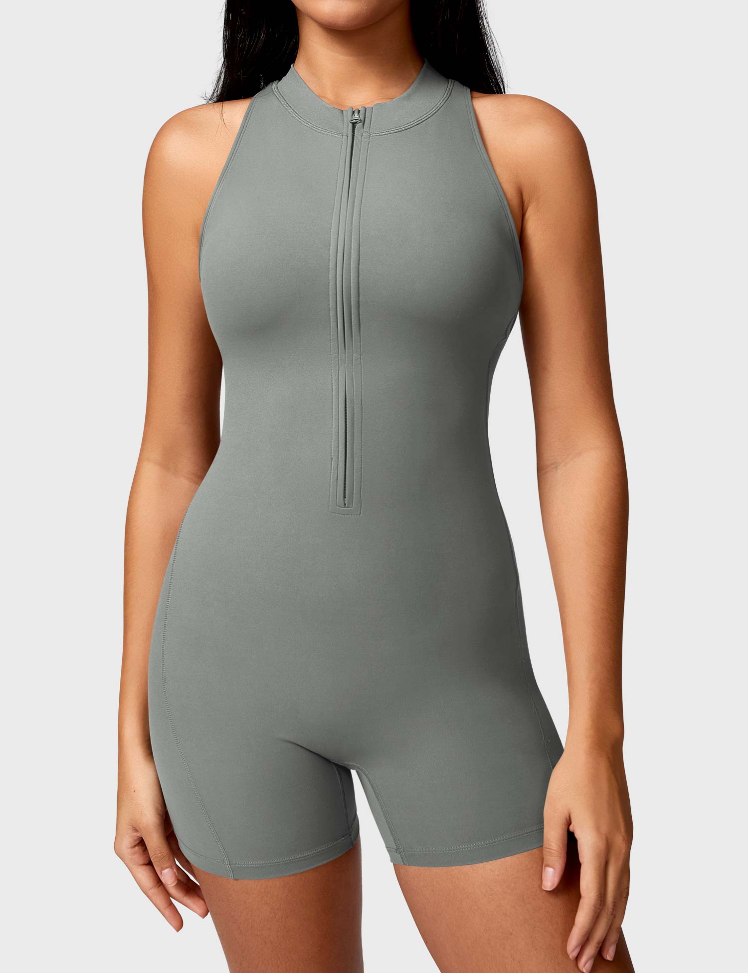 Ironfit Emma Backless Zipper Jumpsuit - Ironfit