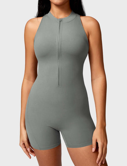 Ironfit Emma Backless Zipper Jumpsuit - Ironfit