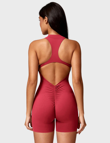 Ironfit Emma Backless Zipper Jumpsuit - Ironfit