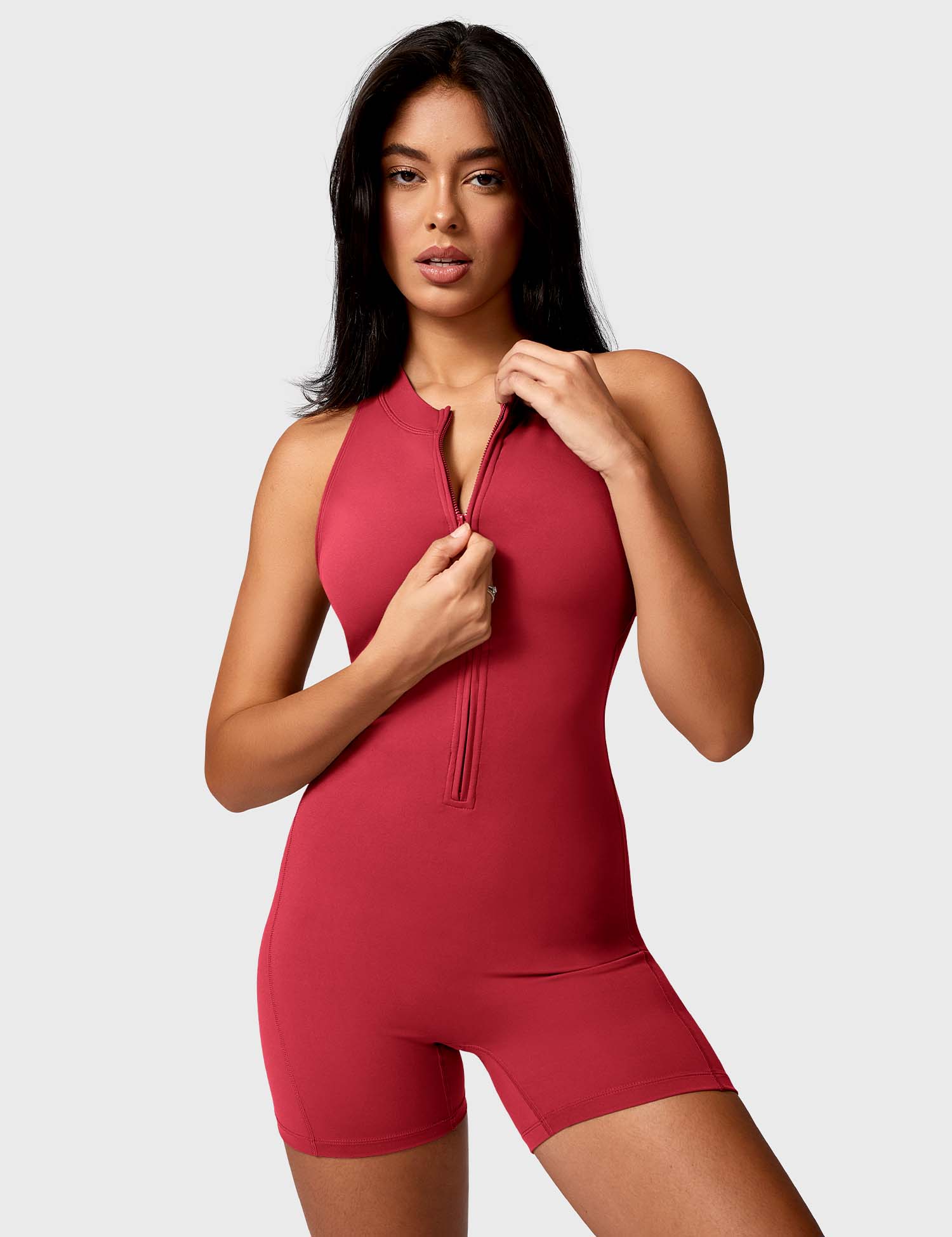 Ironfit Emma Backless Zipper Jumpsuit - Ironfit