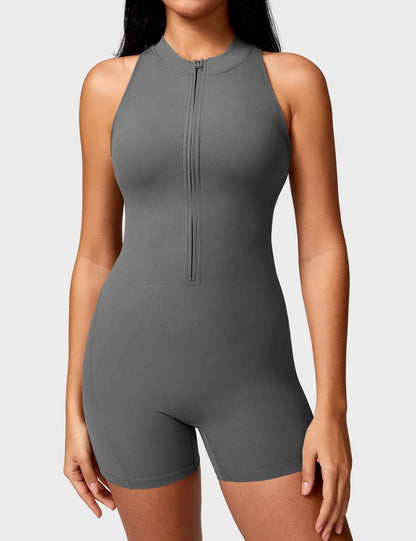 Ironfit Emma Backless Zipper Jumpsuit - Ironfit