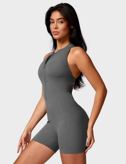 Ironfit Emma Backless Zipper Jumpsuit - Ironfit