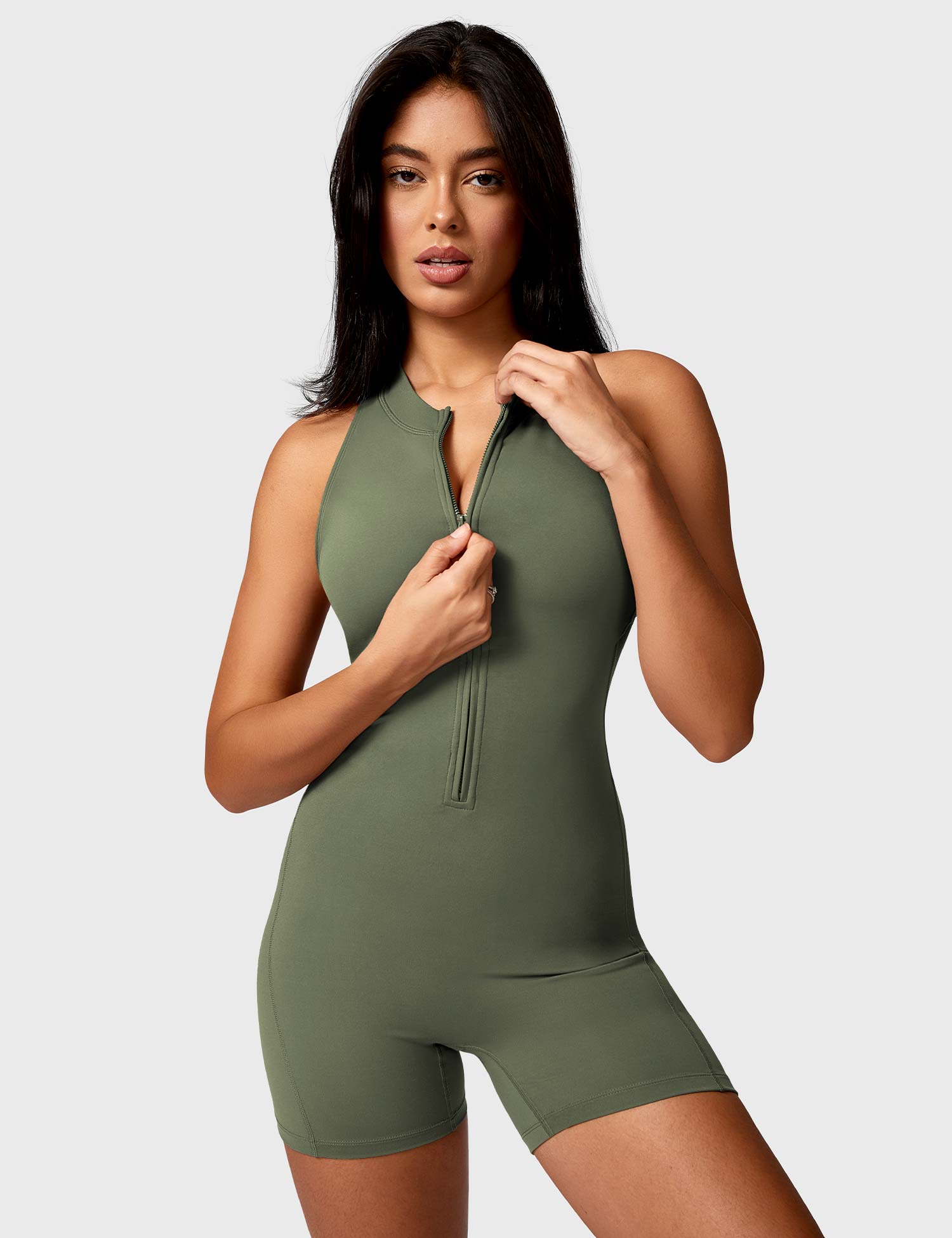 Ironfit Emma Backless Zipper Jumpsuit - Ironfit