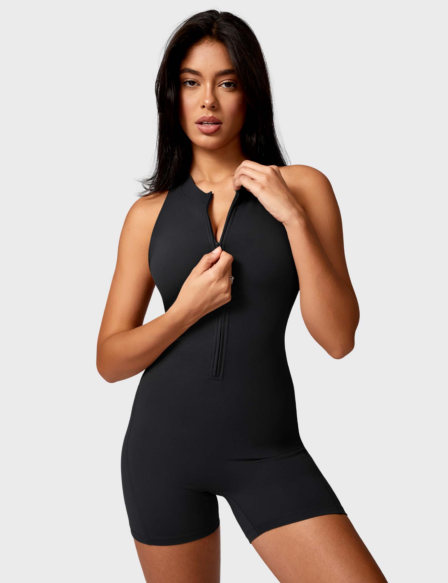 Ironfit Emma Backless Zipper Jumpsuit - Ironfit