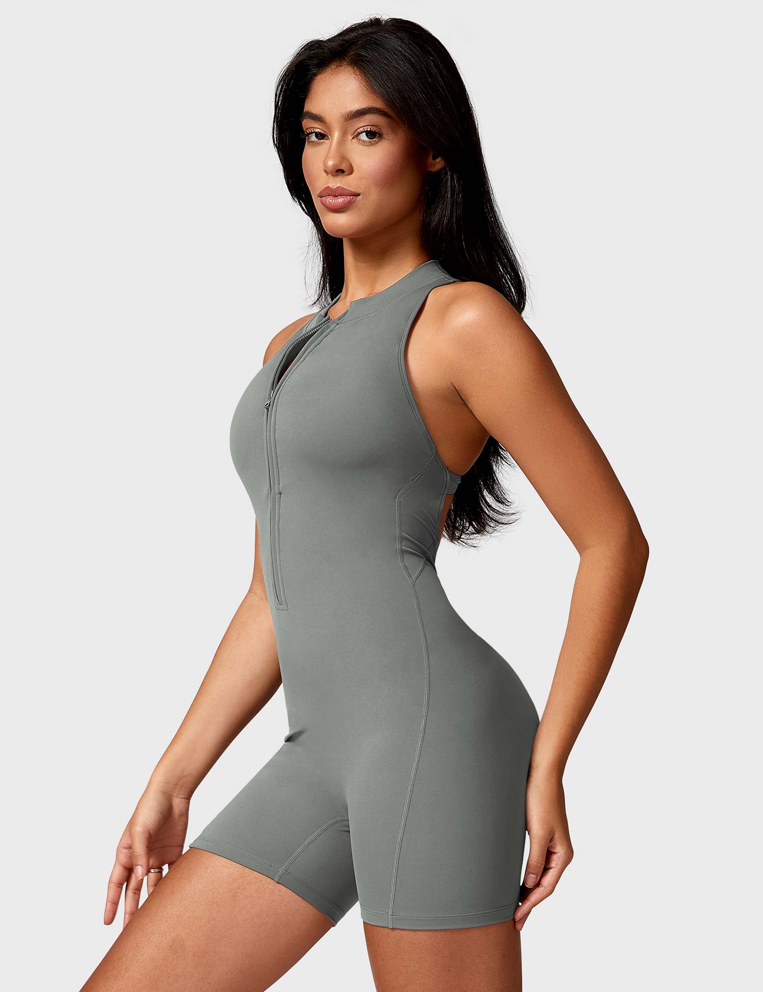 Ironfit Emma Backless Zipper Jumpsuit - Ironfit