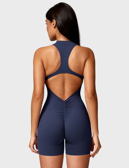 Ironfit Emma Backless Zipper Jumpsuit - Ironfit
