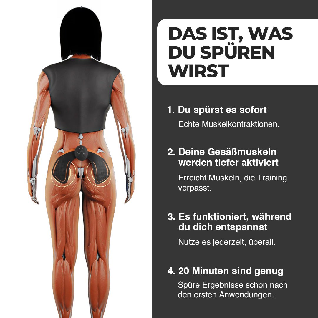 Ironfit EMS Gesäßtrainer 2.0 - Ironfit