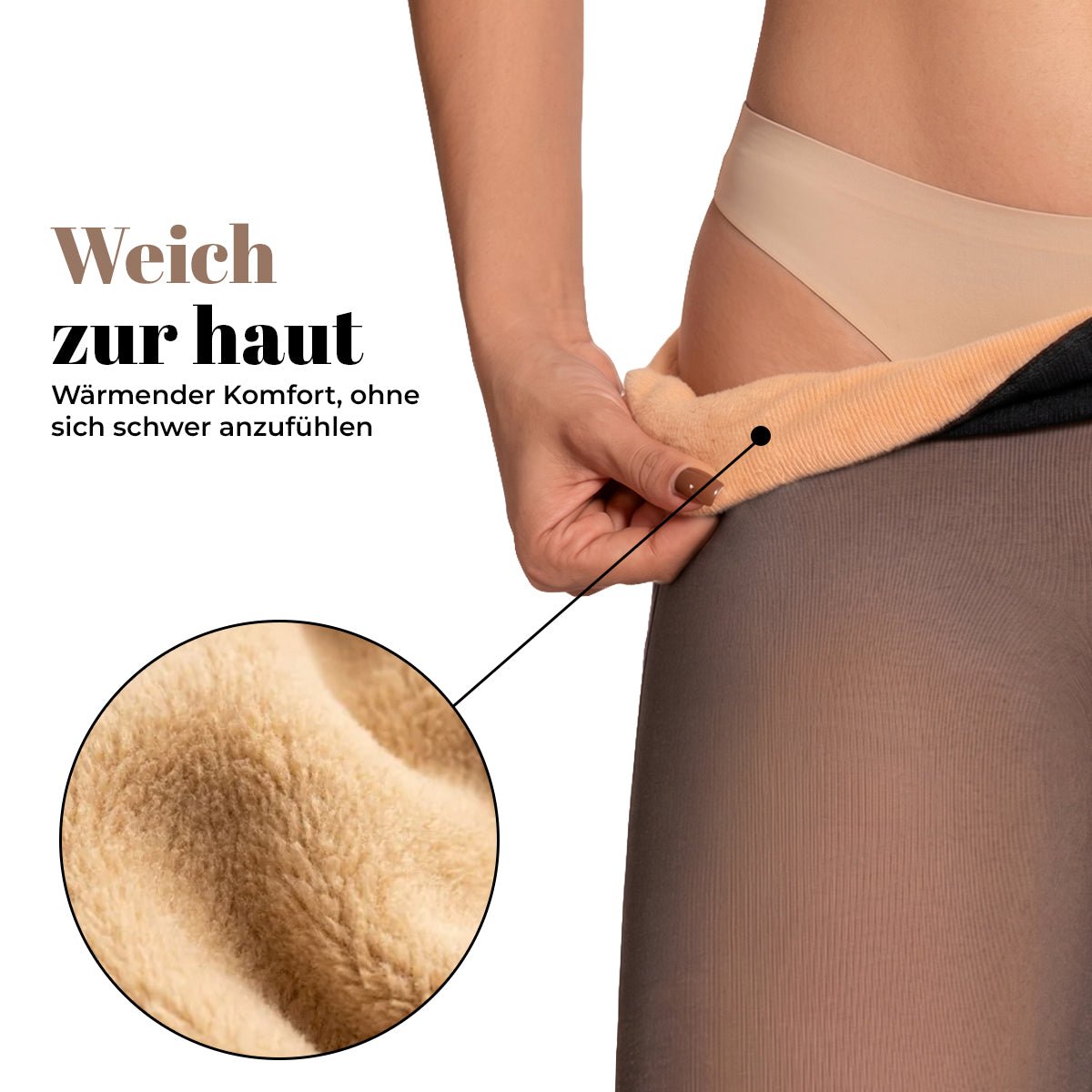 Ironfit figurformende Fleece-Leggings - Ironfit