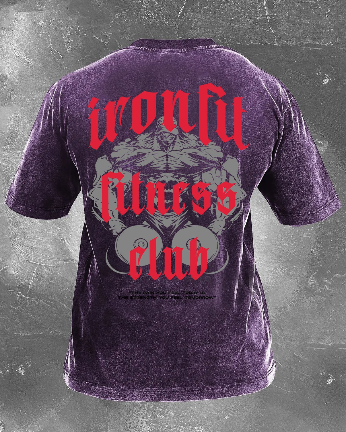 IRONFIT FITNESS CLUB WASHED T - SHIRT - Ironfit