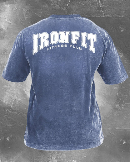 IRONFIT FITNESS CLUB WASHED T - SHIRT - Ironfit