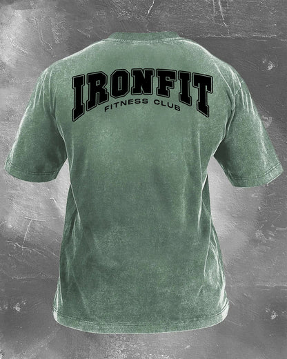 IRONFIT FITNESS CLUB WASHED T - SHIRT - Ironfit