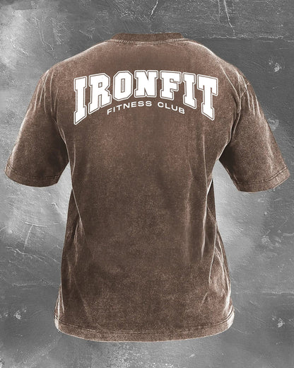 IRONFIT FITNESS CLUB WASHED T - SHIRT - Ironfit
