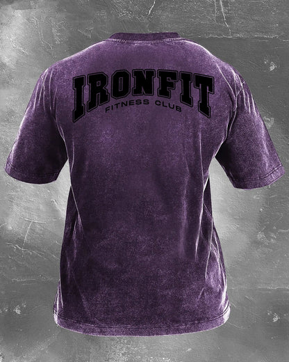 IRONFIT FITNESS CLUB WASHED T - SHIRT - Ironfit