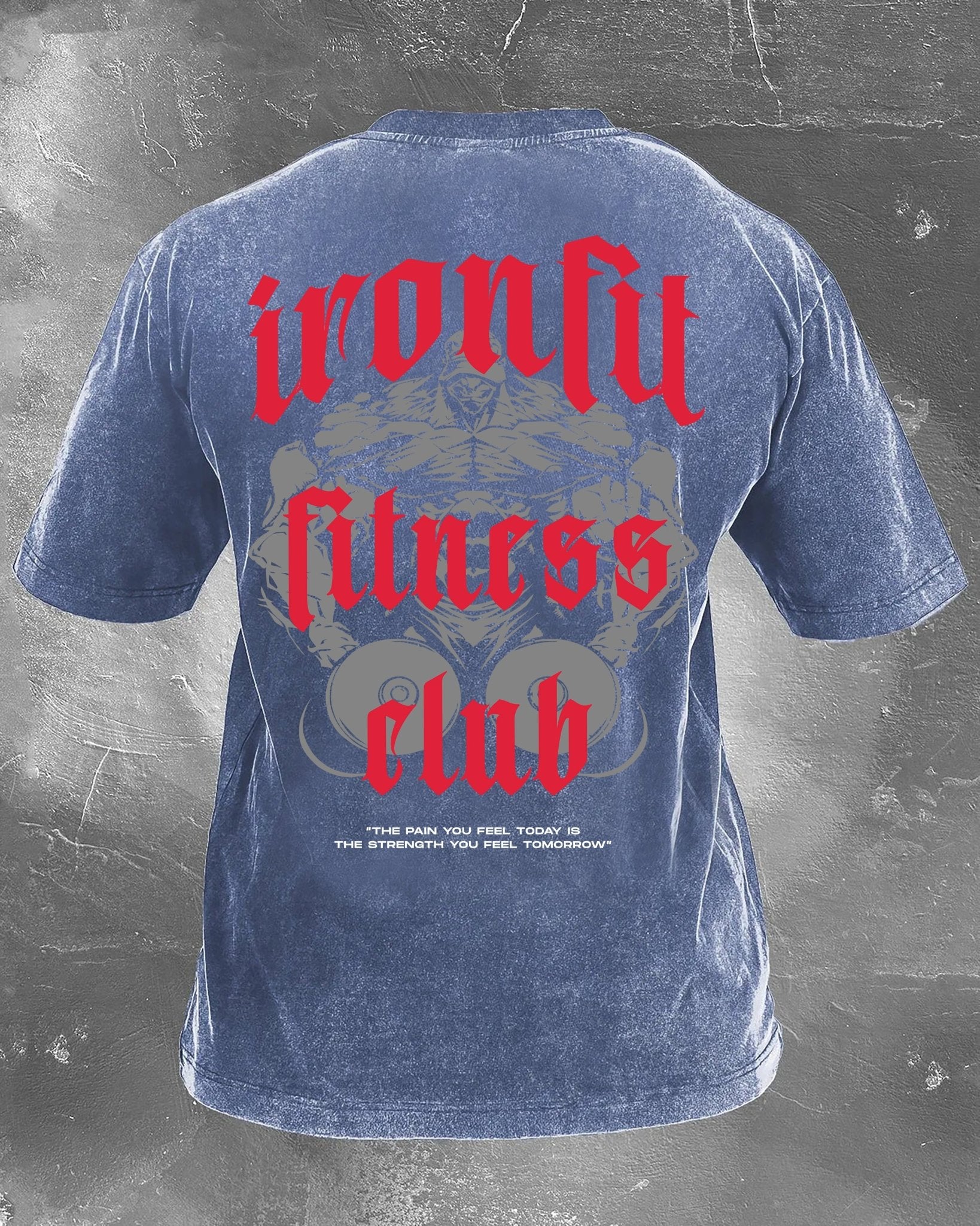 IRONFIT FITNESS CLUB WASHED T - SHIRT - Ironfit