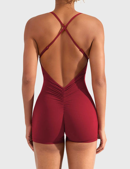 Ironfit Liza Jumpsuit mit V - Rücken - Ironfit