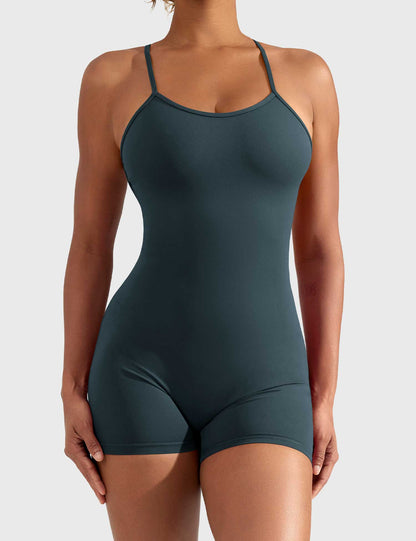 Ironfit Liza Jumpsuit mit V - Rücken - Ironfit