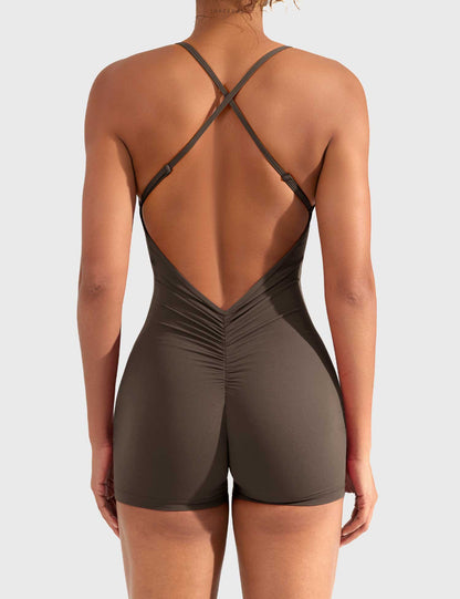 Ironfit Liza Jumpsuit mit V - Rücken - Ironfit