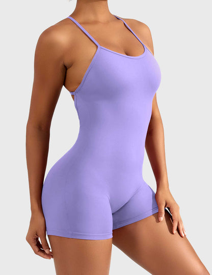 Ironfit Liza Jumpsuit mit V - Rücken - Ironfit